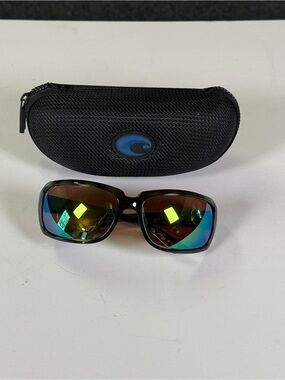 Authentic Costa Del Mar Isabela Tortoise Green Mirror Polarized Sunglasses ✨